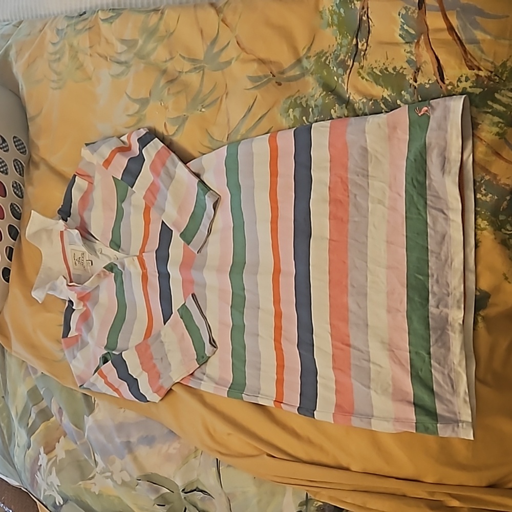 Bnwt joules striped rugby dress xs